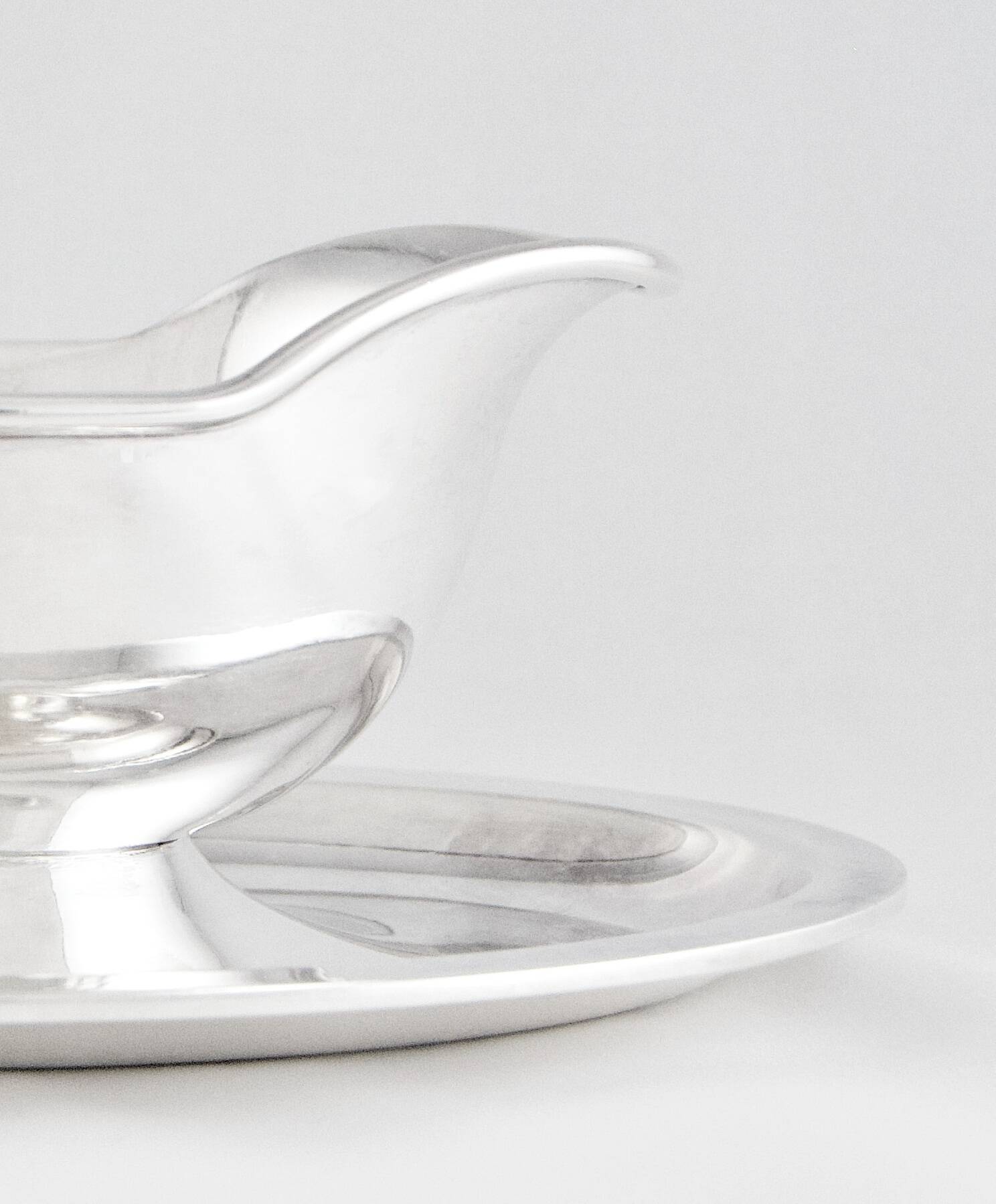 CHRISTOFLE – Atlante model silver-plated metal sauce boat