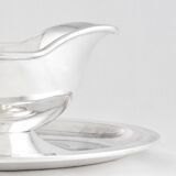 Saucière en métal argenté Christofle modèle Atlante