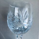 Set of 6 crystal glasses