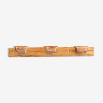 50/60 3 patères wall coat holder