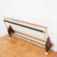 50s wall coat rack in wood and metal