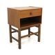 Scandinavian teak bedside table, Sweden, 1960