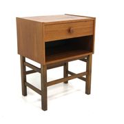 Scandinavian teak bedside table, Sweden, 1960