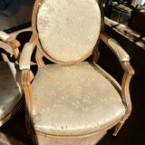 set of 3 Louis XVI period cabriolet armchairs