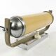 Art Deco wall lamp, functionalism, chrome-plated brass, Czechoslovakia, 1950s