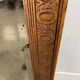 Vintage wooden wall mirror
