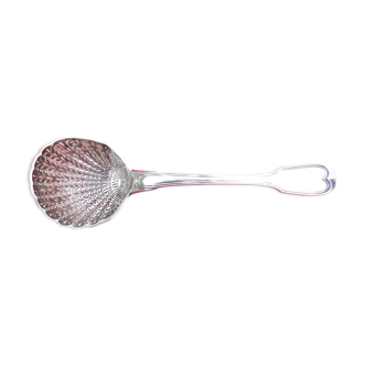 Sugar spoon, sprinkler, solid silver rooster punch, early nineteenth century