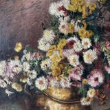 Flowers in a cauldron