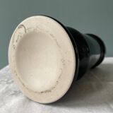 Black glazed ceramic vase, La Croix d'Ossau