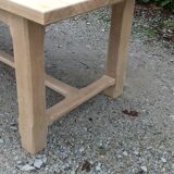 Farm table in solid oak