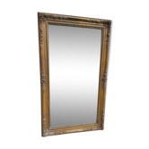 Miroir bois et stuc doré, XIXème, 124x73 cm