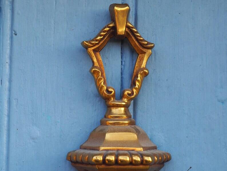 French Bronze Wall Sconces: Pair of 2-Branch Lights, C1950s