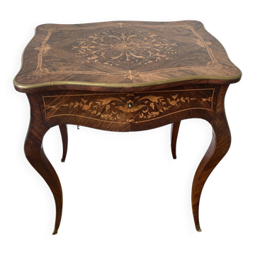 Coiffeuse avec miroir style Louis XV