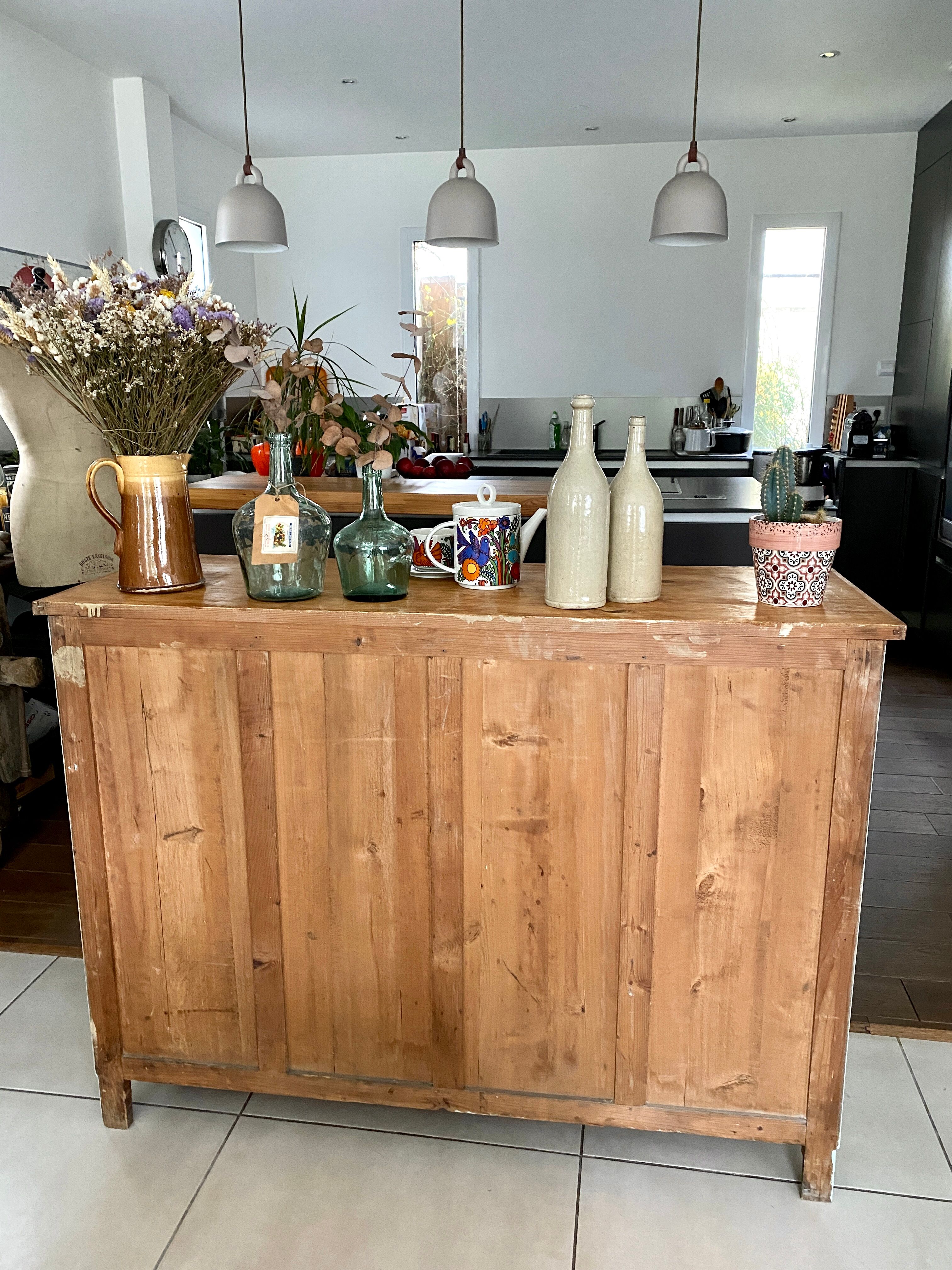 Vintage mint green buffet