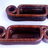Pair of candlesticks Louis Giraud, Vallauris