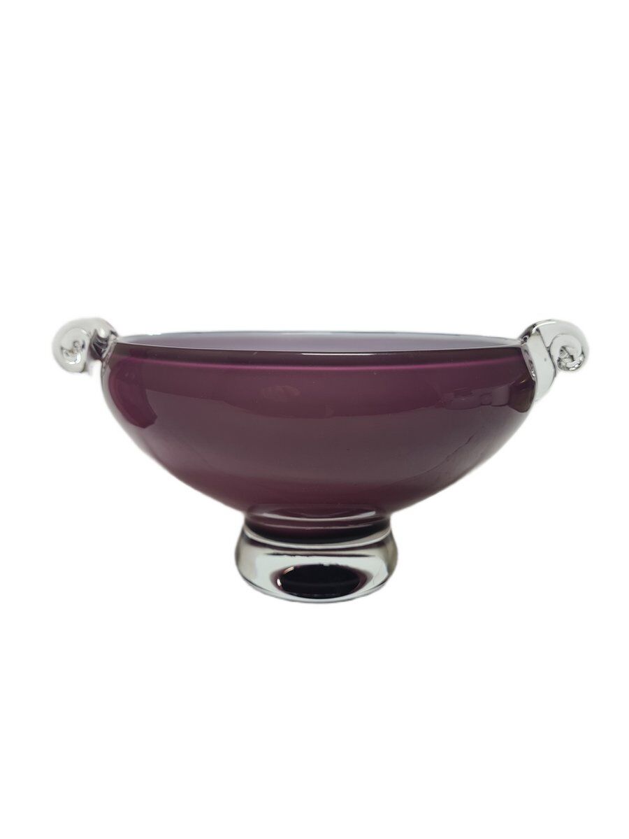 Glass basket from HSG Tarnowiec, Poland, 1970s