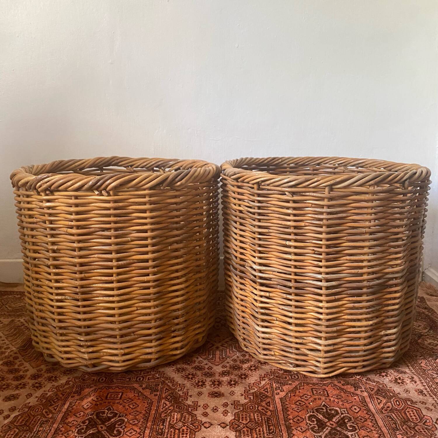 Large XXL rattan planters