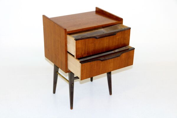 Table de chevet en teck, Suède, 1950