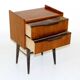 Teak bedside table, Sweden, 1950