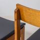 Set of 6 'Abstracta' dining chairs in beech by Jos de Mey, Belgium 1960s