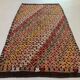 Large Vintage Turkish Kilim Rug 282x160 cm Wool Jajim Kelim