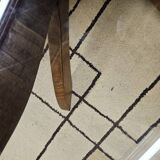 Table basse brutalist vintage 1970"