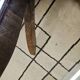 Table basse brutalist vintage 1970"