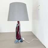 Large 41cm sommerso murano glass flavio poli attr. table light, italy, 1960s