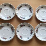 10 porcelain coffee saucers model Alt Strasburg
