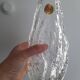 Ingrid glass ice block vase, 70s