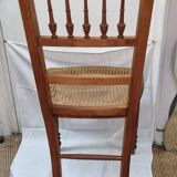Rattan bedroom chair from the early 20th century