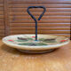 Old poet laval plate ceramic strawberry decor france vintage