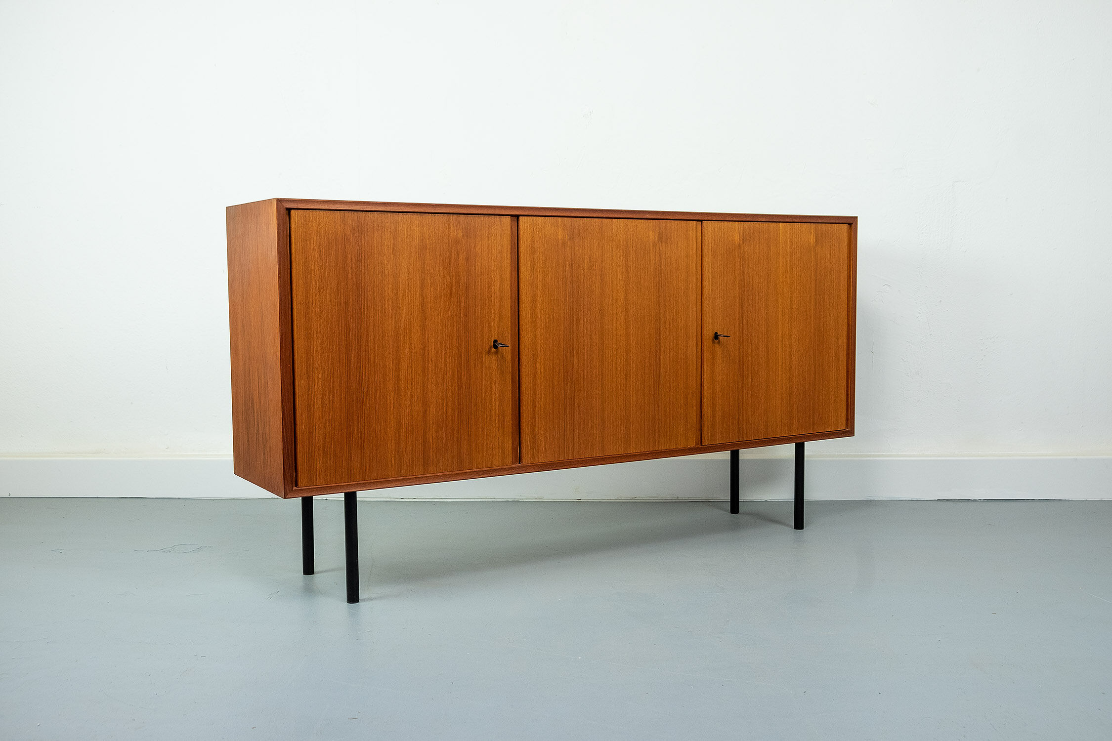 Vintage Sideboard in Teak by Heinrich Riestenpatt, 1960s