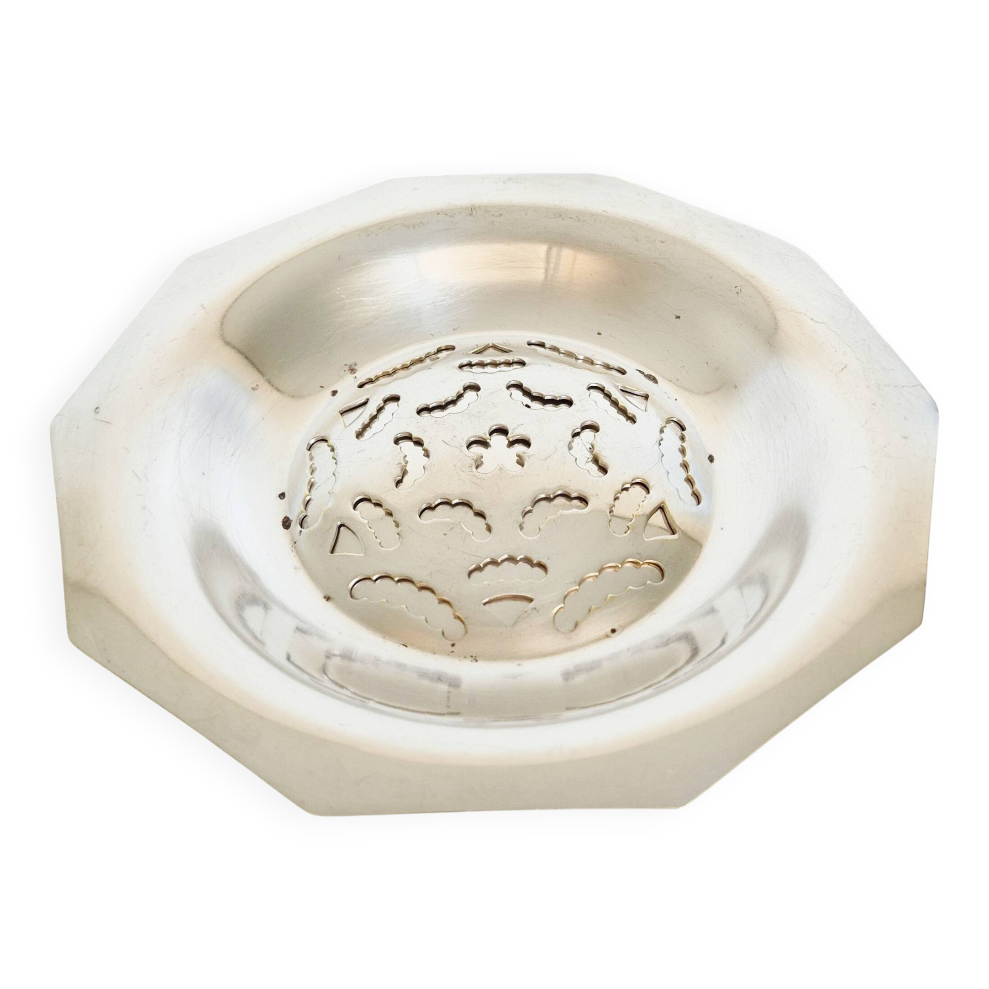 Antique butter dish Coquillor-Glace in silver-plated metal