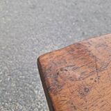 Solid oak bench