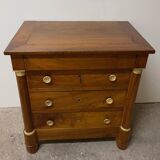 Empire walnut dresser period of the nineteenth century