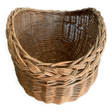 Wicker basket without handle