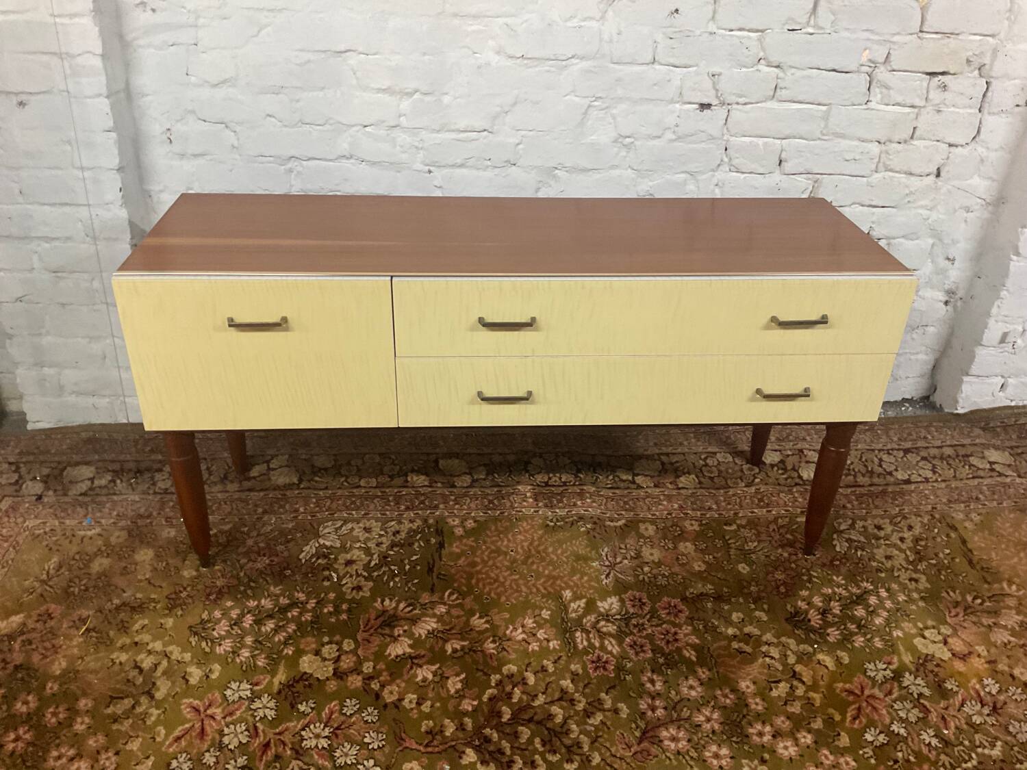 Vintage teak TV cabinet sideboard