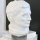 Plaster head, 70s