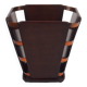 Art Deco wastebasket