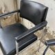 Pair of chrome office chairs