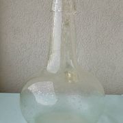 Bubble glass carafe