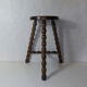 Old breton folk art stool