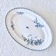 Very large 19th century iron earth dish Sarreguemines "Carmen" butterfly and flowers