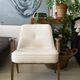 Original polish mid-century 366 chair designed in 1962 by J. Chierowski. Boucle fabric
