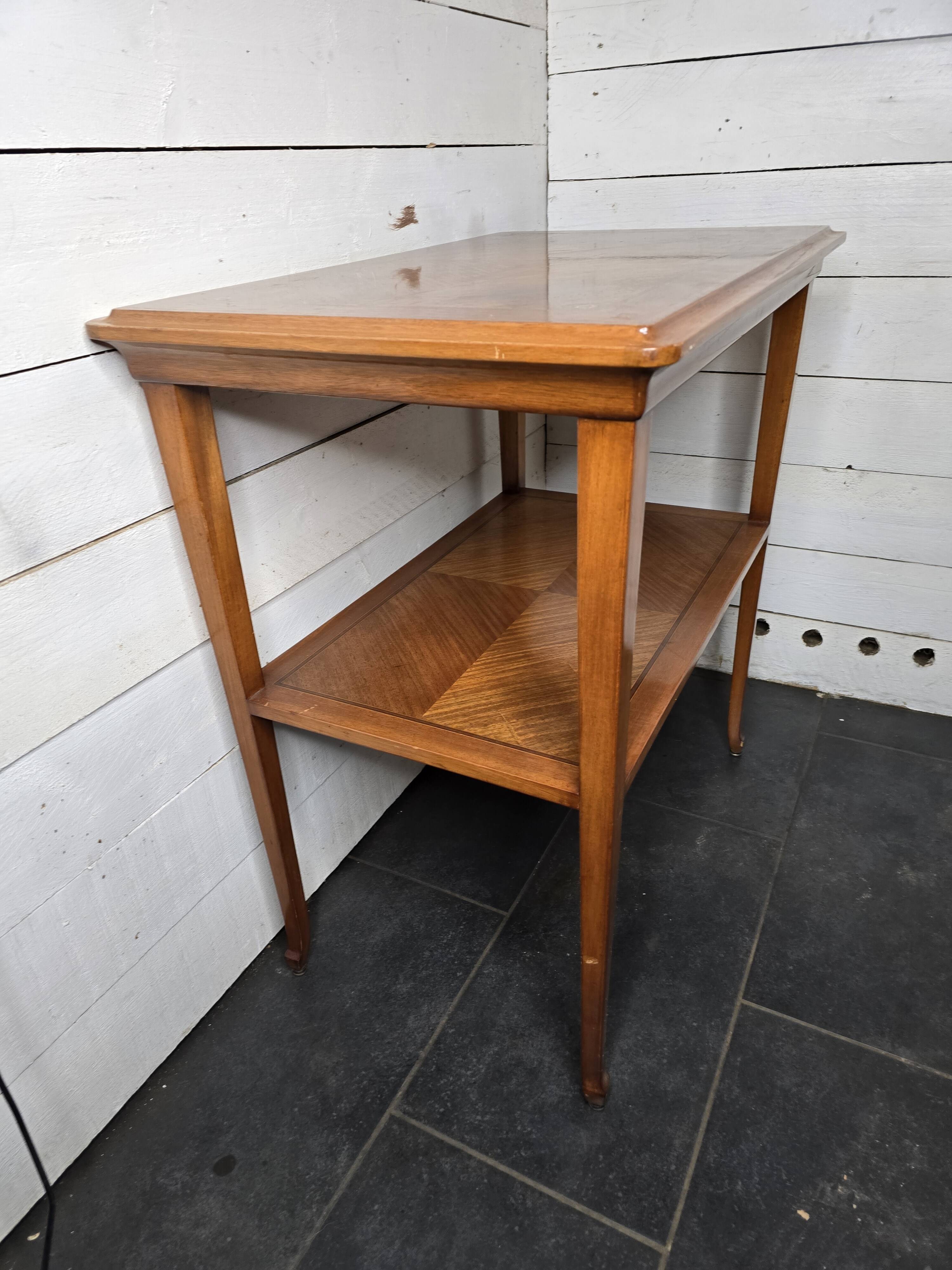 Louis Majorelle Art Nouveau mahogany side table, 1920