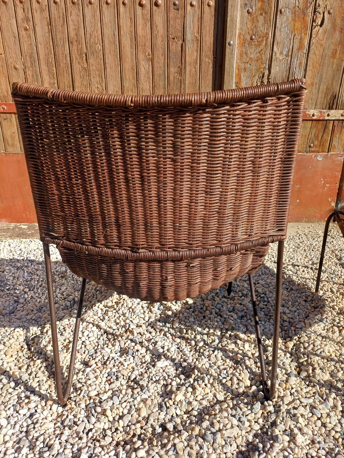 Frederick Weinberg Wicker Armchairs