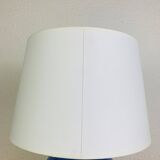 Blue ceramic ball lamp by Duriez, 1980s