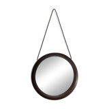 Vintage Scandinavian round wall mirror