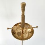 Vintage sword ashtray 1970